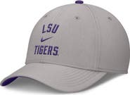 Nike Men's Nike Gray LSU Tigers Rise Prep Performance Flex Hat