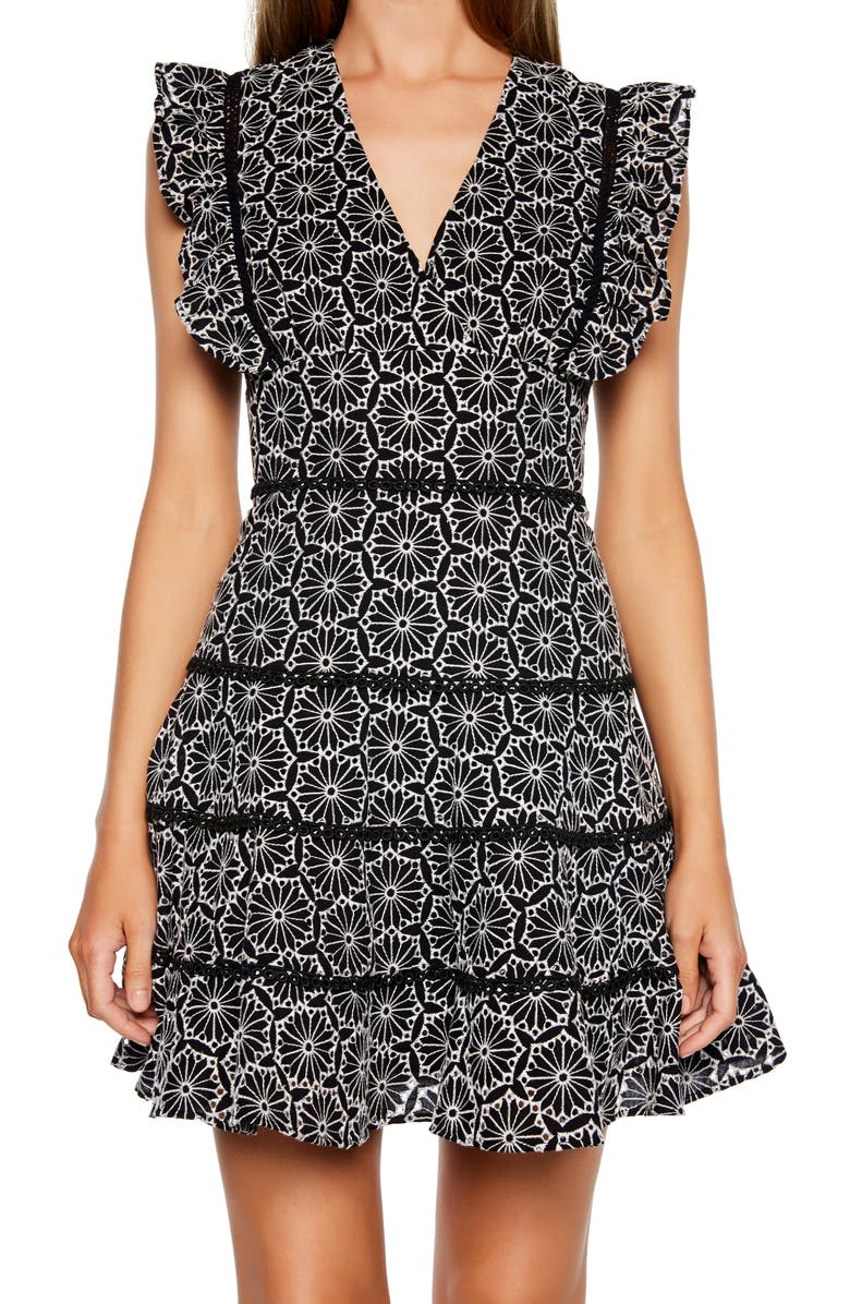 Bardot Sierra Fit & Flare Dress, Alternate, color, 