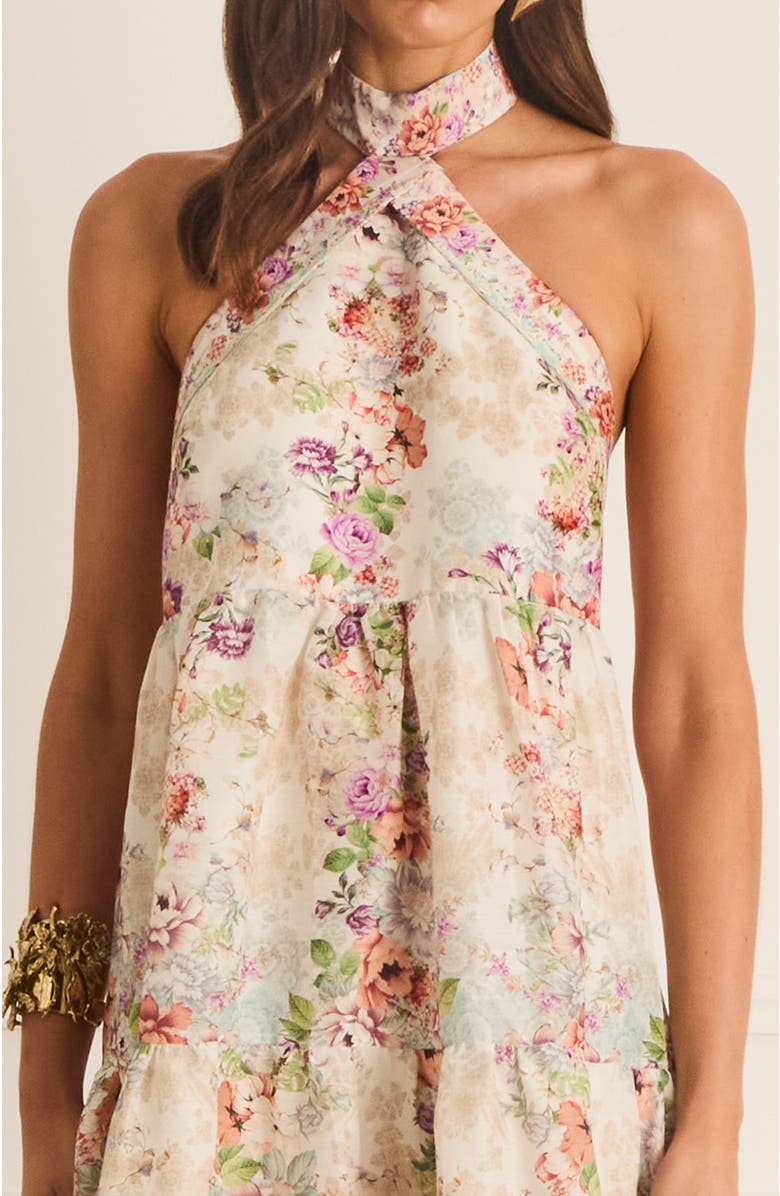 Aqua Blu Dianthus Evelyn Maxi Dress, Alternate, color, 