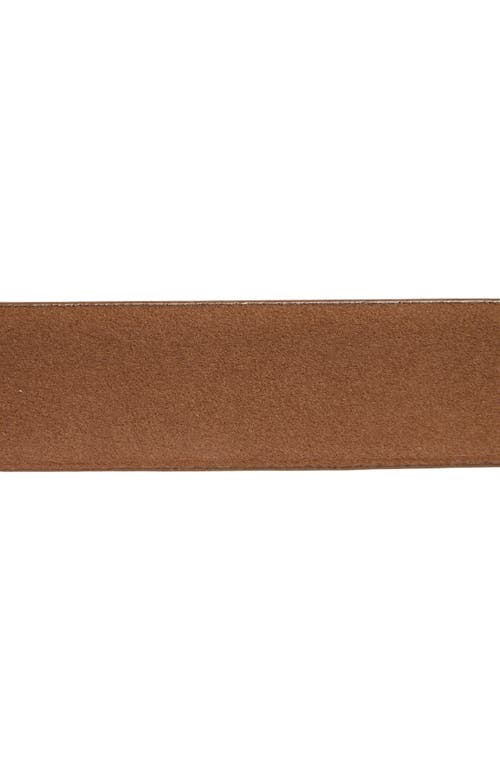 Vince Camuto Sculptural Faux Leather Belt In Brown