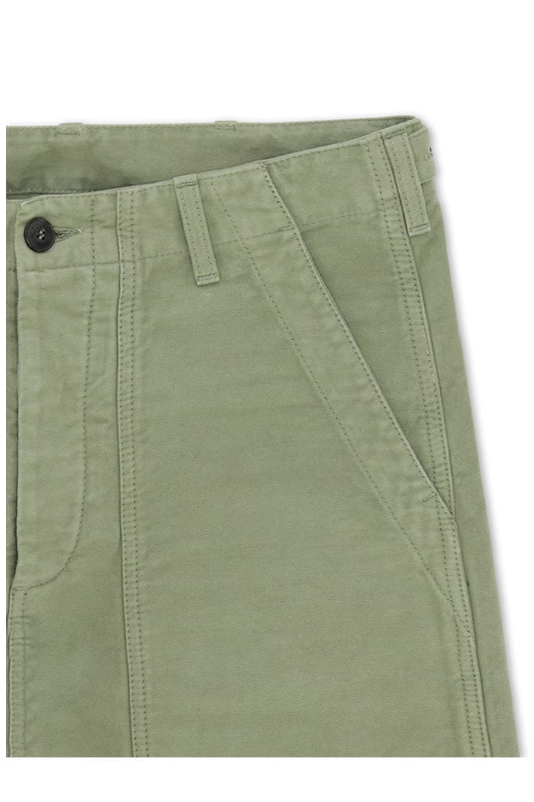 Newfatigue Moleskin Fatigue Trousers, Alternate, color, Dark Green