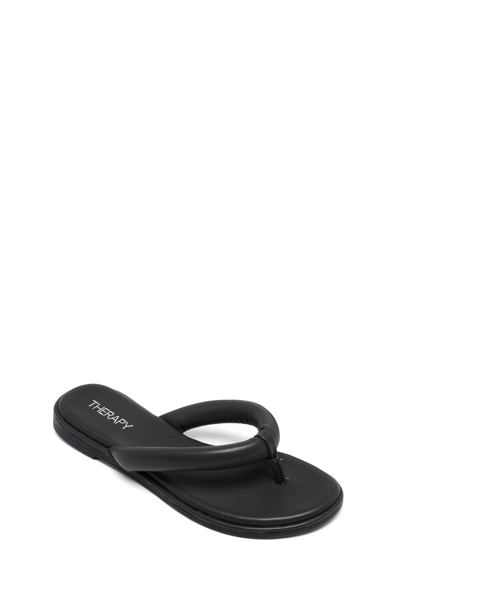 Teva Open Round Toe Sandal, Main, color, BLACK PU