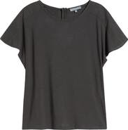 Wit & Wisdom Mixed Media Knit Top