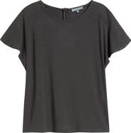 Wit & Wisdom Mixed Media Knit Top