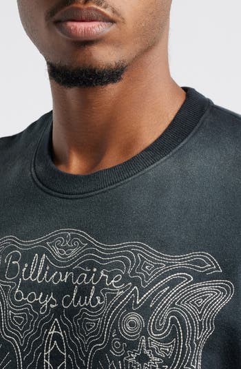Shooting Star Embroidered Graphic Sweatshirt