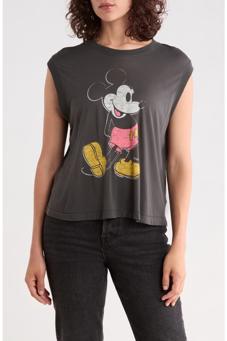 Classic Mickey Muscle Tee, Main, color, VINTAGE BLACK