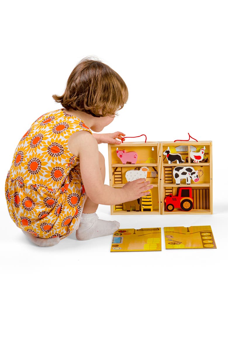 Farm Animal Playbox, Alternate, color, Multicoloured