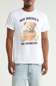 RIOT SOCIETY Mo Honey Problems Bear Graphic Tee