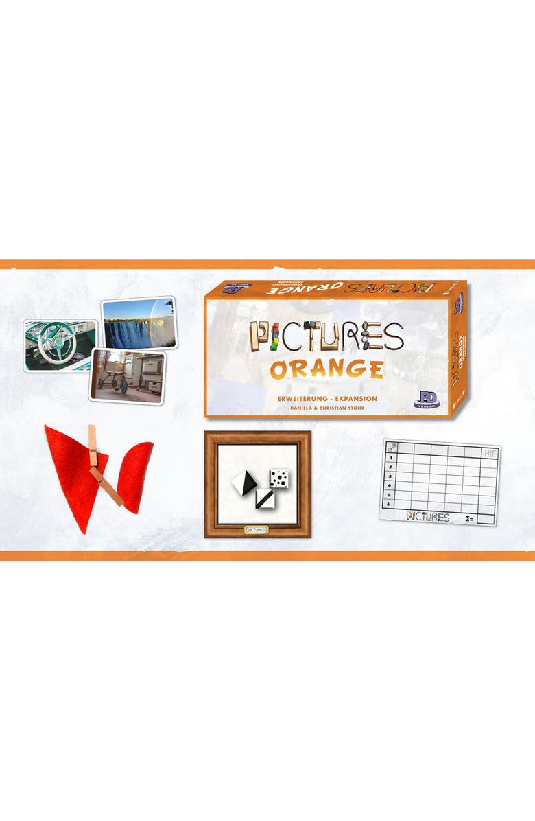 Rio Grande Games Pictures Orange Expansion, Alternate, color, Multicolored
