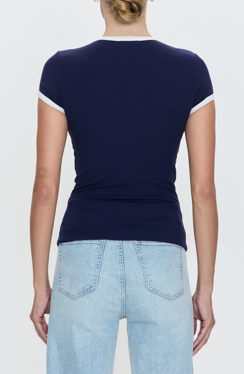 Pistola Renée Rib Ringer T-Shirt, Alternate, color, 