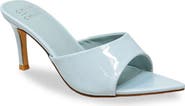 CHASE AND CHLOE Glossy Finish Stiletto Sandal