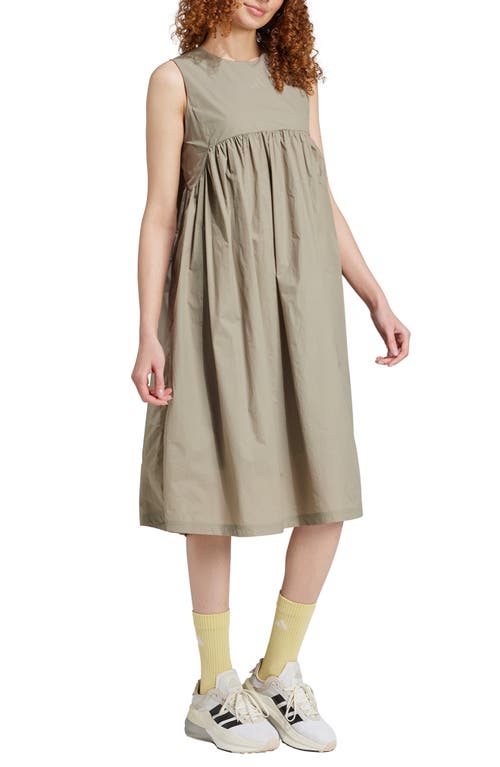 Adidas Originals Womens Adidas City Escape Summer Dress In Putty Beige