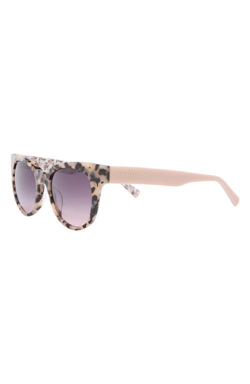 Ted Baker 50mm Round Sunglasses In Pink