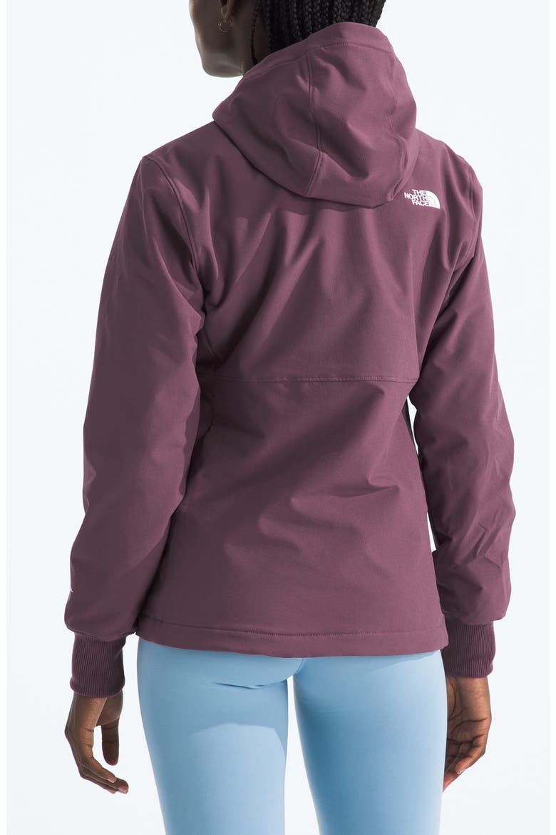 Shelbe Raschel Water Resistant Hooded Jacket, Alternate, color, MIDNIGHT MAUVE