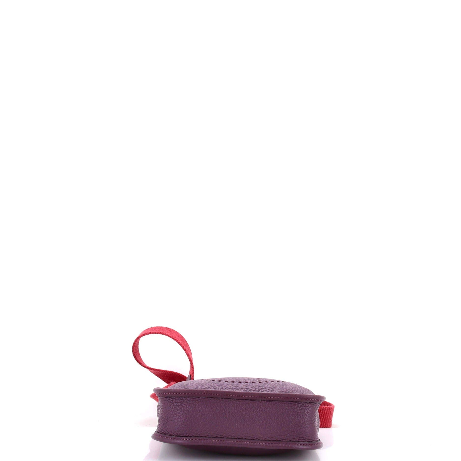 Pre-Owned Hermes Evelyne Bag Gen III Clemence TPM, Alternate, color, Cassis