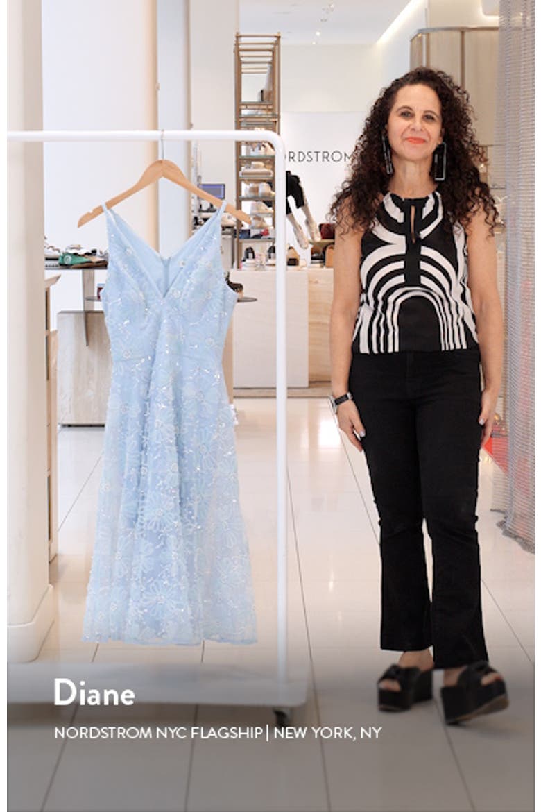 Audrey Beaded Sleeveless Chiffon Dress video