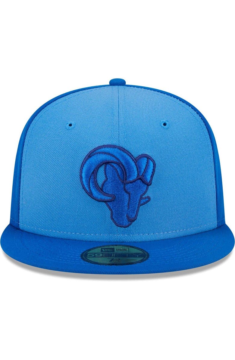 New Era Men's New Era Royal Los Angeles Rams Tri-Tone 59FIFTY Fitted Hat, Alternate, color, 
