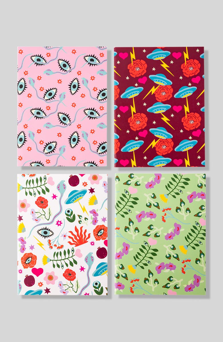 Furbish Stitched Notebook Set of 4 - Nammos, Main, color, 