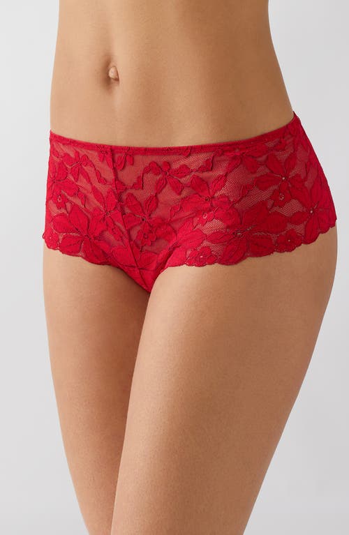 B.tempt'd By Wacoal Feeling Famous Tanga In Red