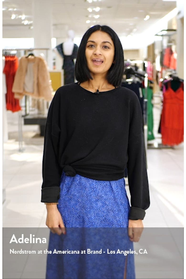 Marina Tipped Detail Ribbed Short Sleeve Sweater video
