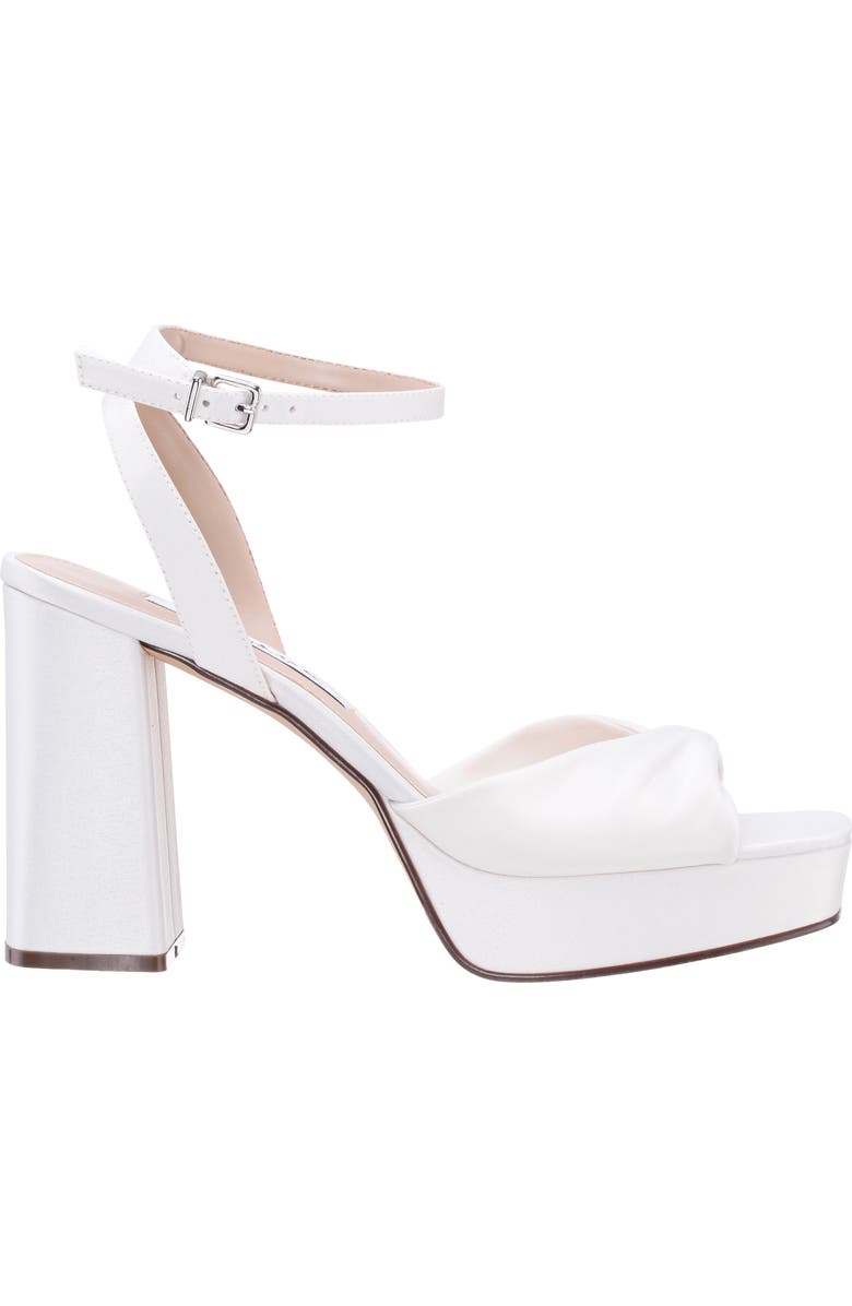 Nina Stacie Sandal, Alternate, color, Ivory Sati