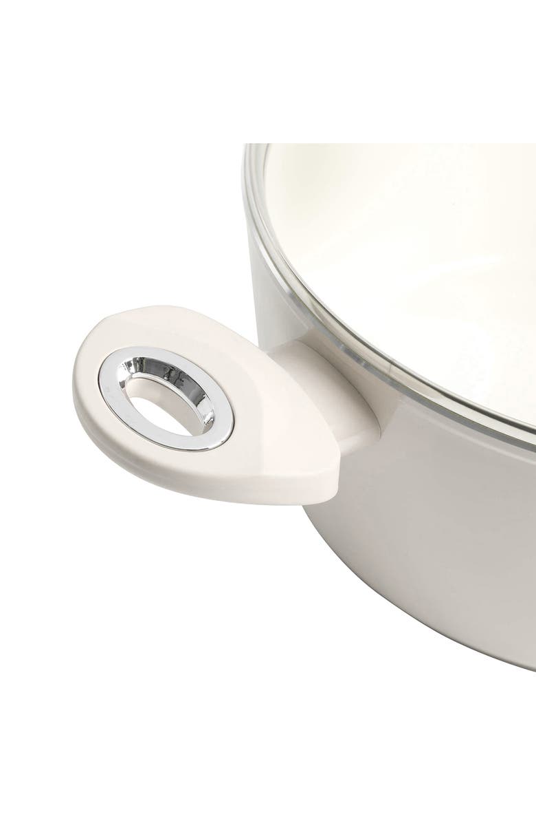 Gibson Home Plaza Cafe 7 Piece Forged Aluminum Cookware Set, Alternate, color, Linen