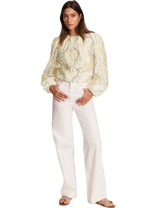 Mint Velvet Border Print Top