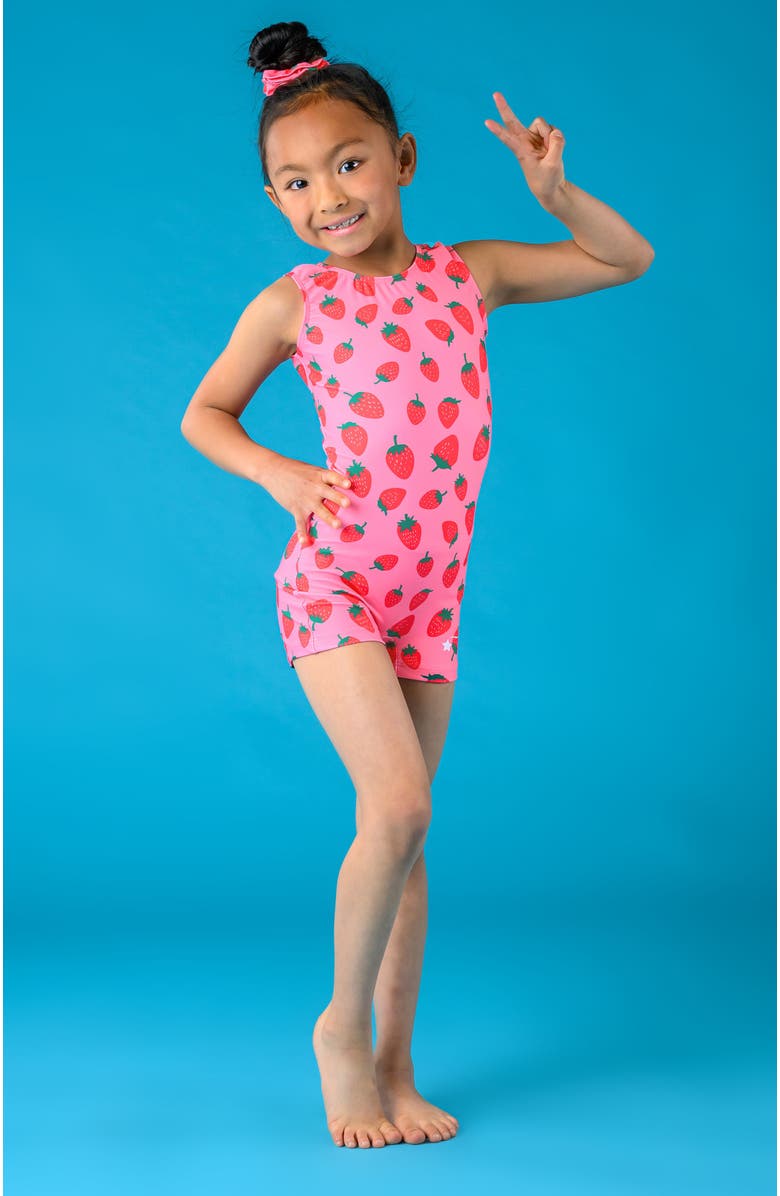 Destira Strawberry Fields Unitard, Alternate, color, Strawberry Fields