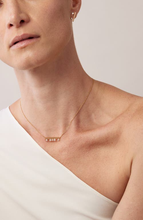 Hearts On Fire Barre Pendant Necklace In Yellow Gold/diamond