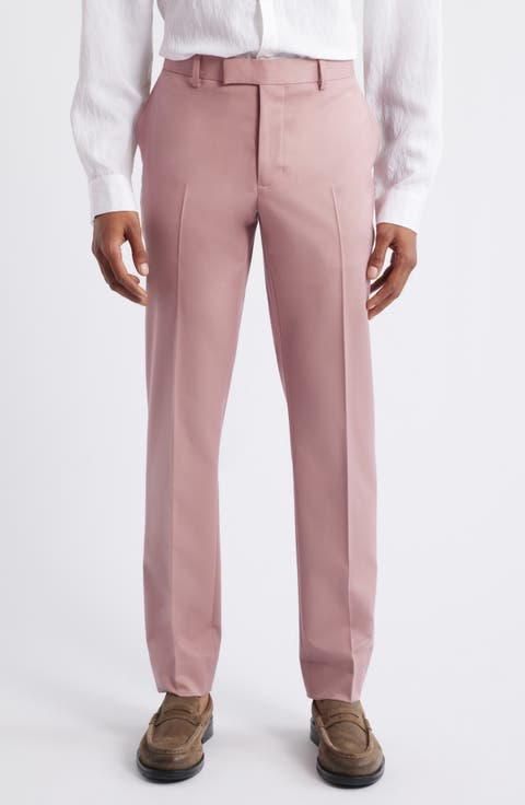 Slim Fit Sharkskin Trousers