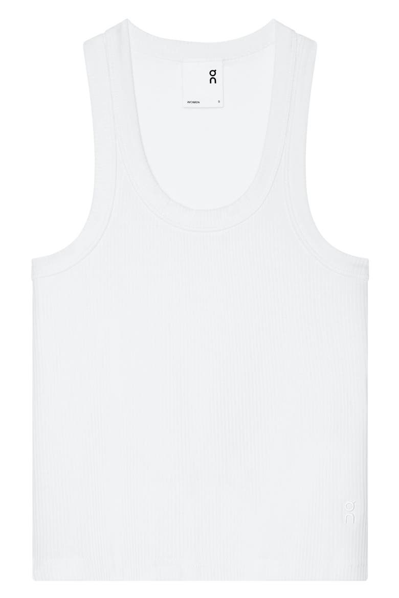 x Zendaya All Day Rib Tank, Alternate, color, WHITE