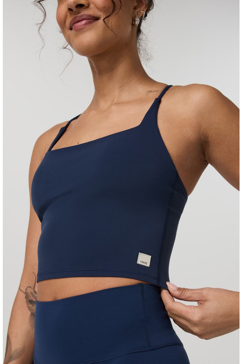 All the Feels Strappy Back Tank, Alternate, color, BLUE COAST