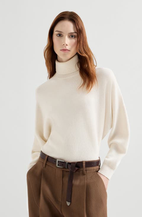 Cashmere turtleneck sweater