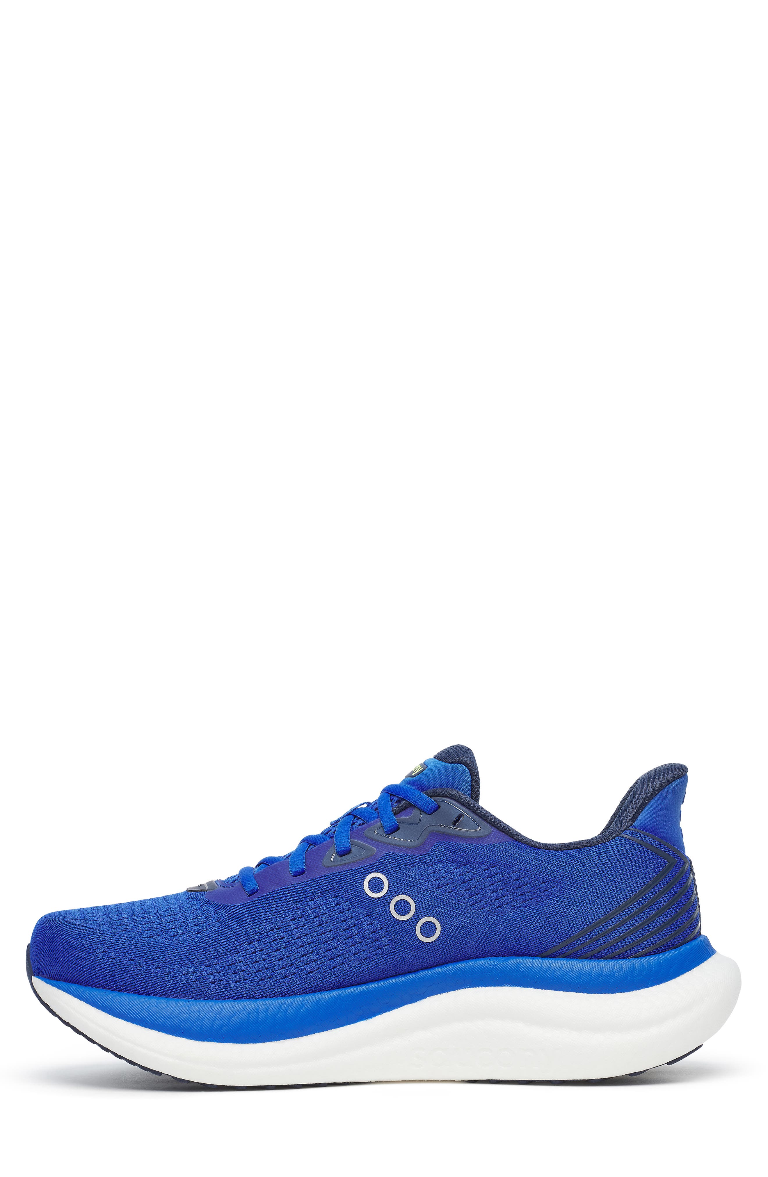 Triumph 23 Running Shoe, Alternate, color, LAPIS/ SILVER
