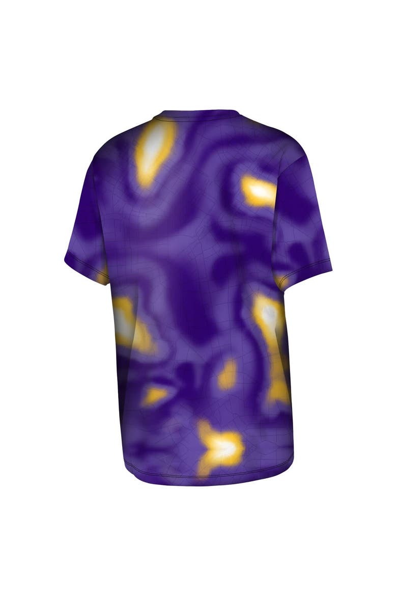 Youth Outerstuff Purple Minnesota Vikings End Zone Dri-Tek T-Shirt, Alternate, color, Purple