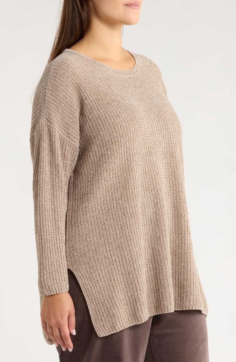 Eileen Fisher Crewneck Sweater, Alternate, color, Dove