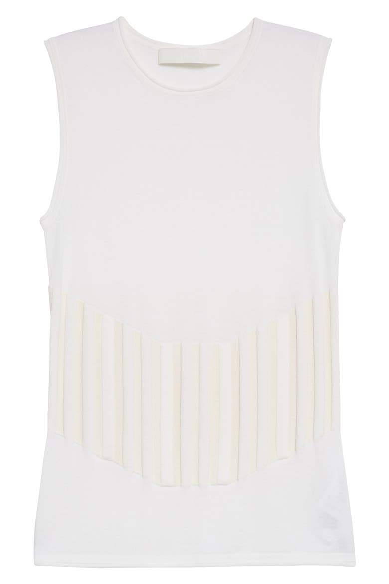 Two-Tone Merino Wool Blend Tank, Alternate, color, WHITE/ CREAM