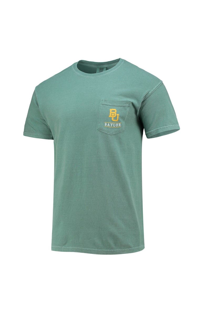 IMAGE ONE Men's Green Baylor Bears Circle Campus Scene T-Shirt, Alternate, color, 