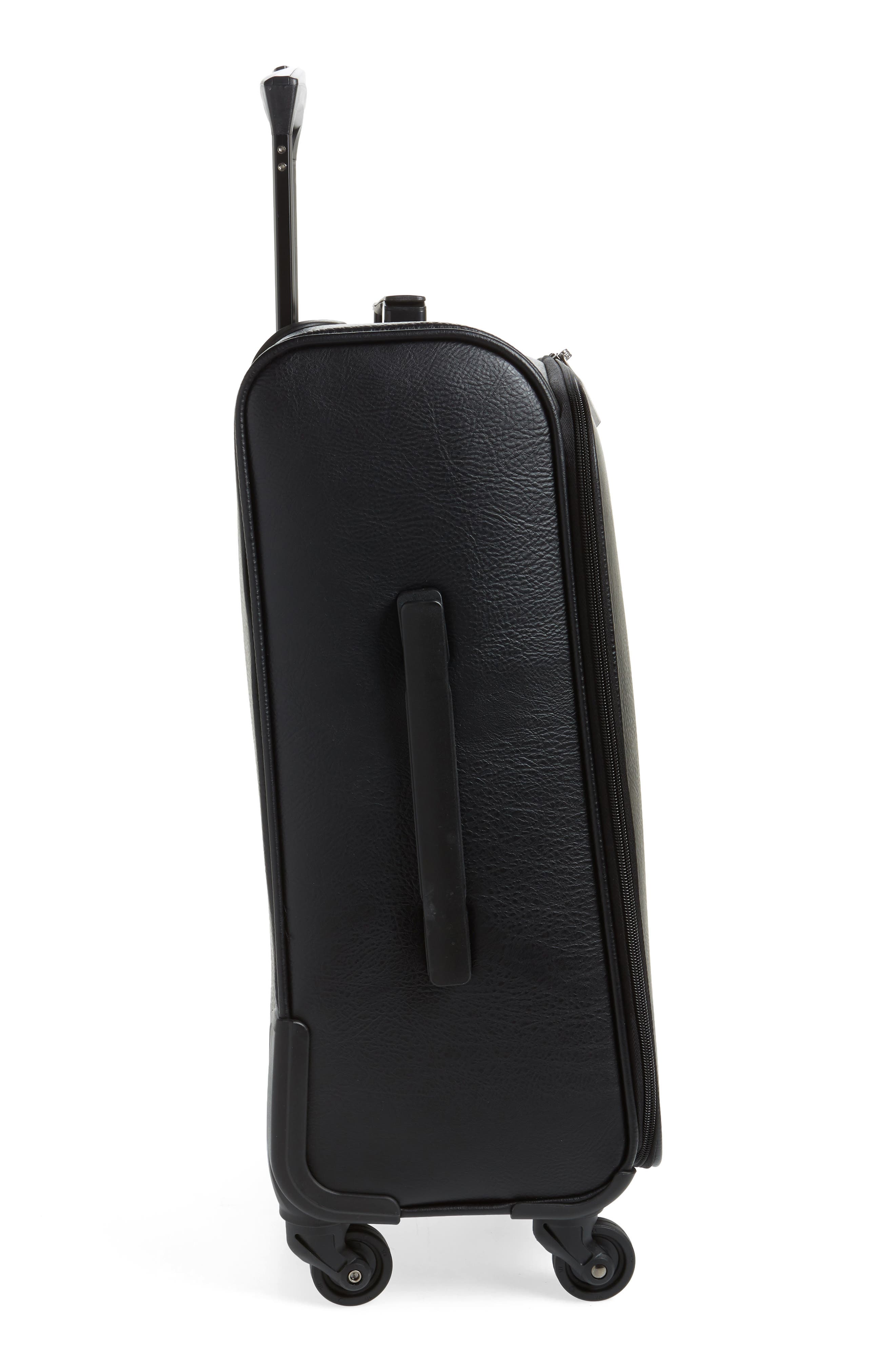 Matt & Nat Coast 20-Inch Faux Leather Spinner Carry-On, Alternate, color, 