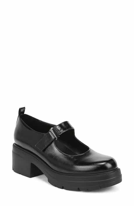 Faux Leather Platform Mary Jane