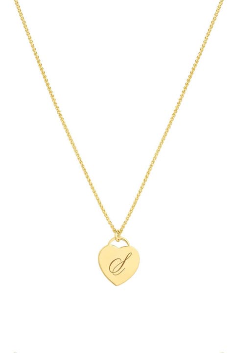 Alice Initial Heart Necklace