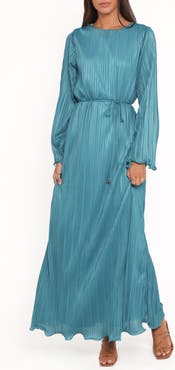 Petal & Pup Armena Pleated Long Sleeve Dress