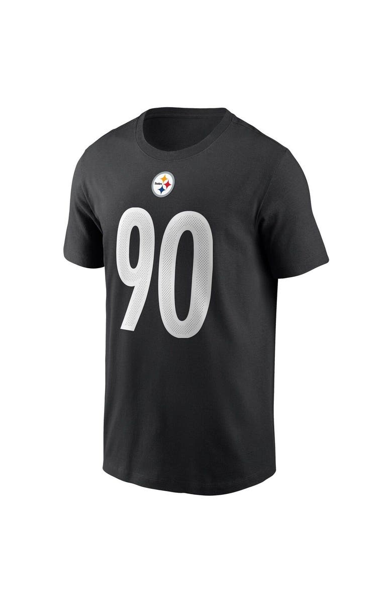 Nike Men's Nike T.J. Watt Black Pittsburgh Steelers Name & Number T-Shirt, Alternate, color, 