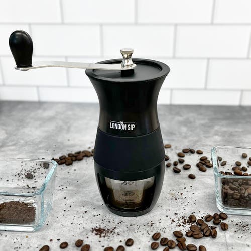 London Sip Manual Coffee Grinder In Black