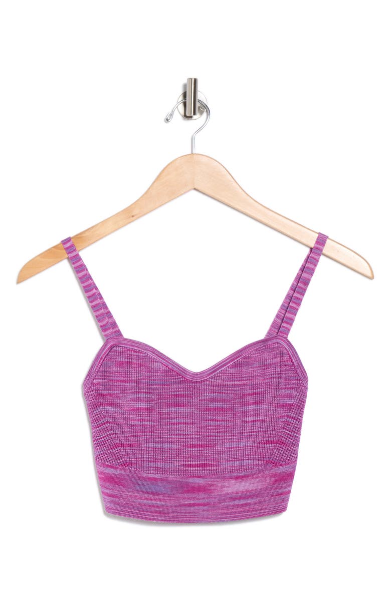 Ramy Brook Tennie Ribbed Crop Top, Alternate, color, Deep Lilac Knit