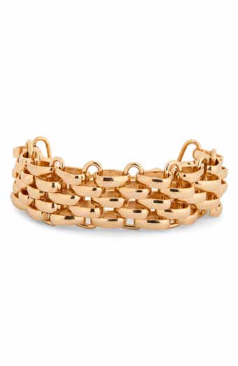 Kenneth Jay Lane Mesh Chain Bracelet