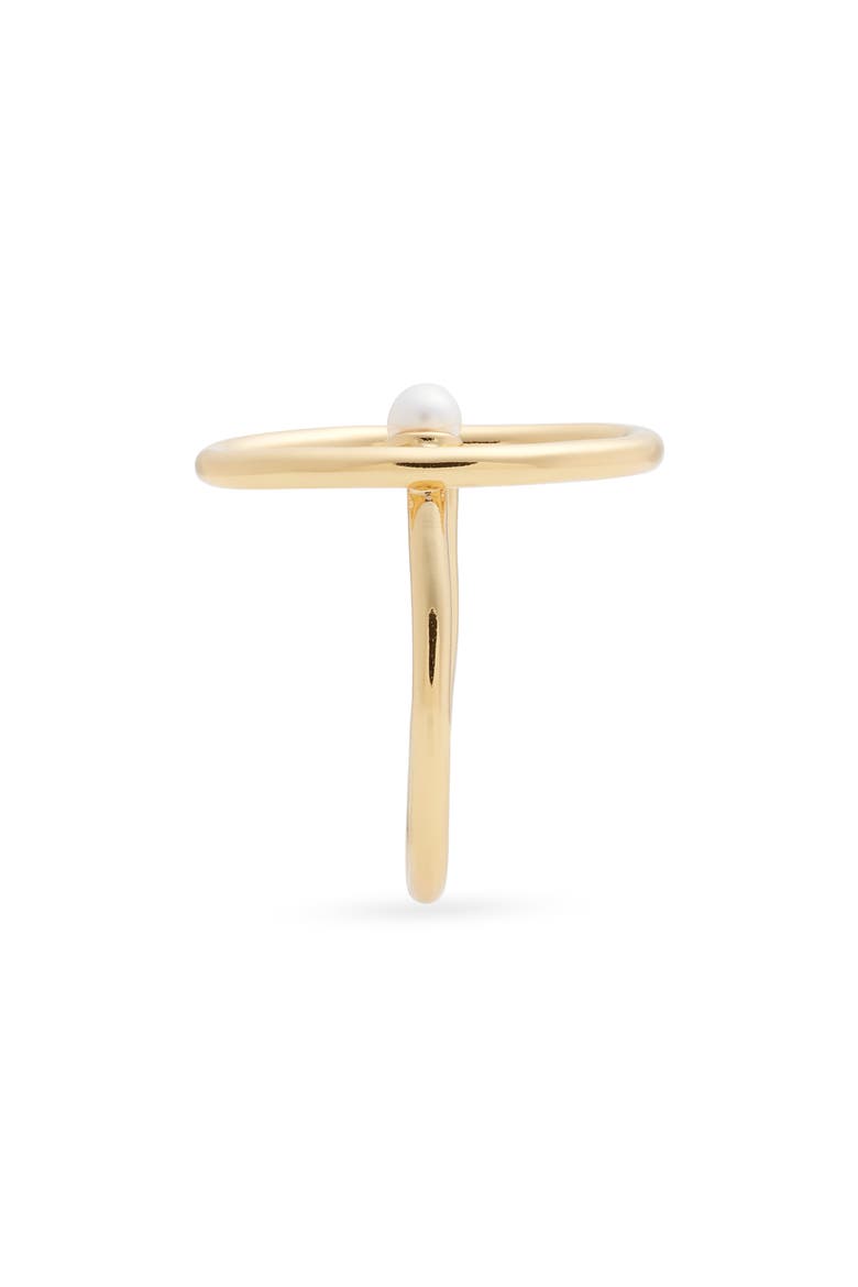 Demi Fine Open Freshwater Pearl Ring, Alternate, color, 14K GOLD PLATED
