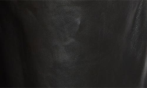 R13 Pleated Wide Leg Leather Pants In Black