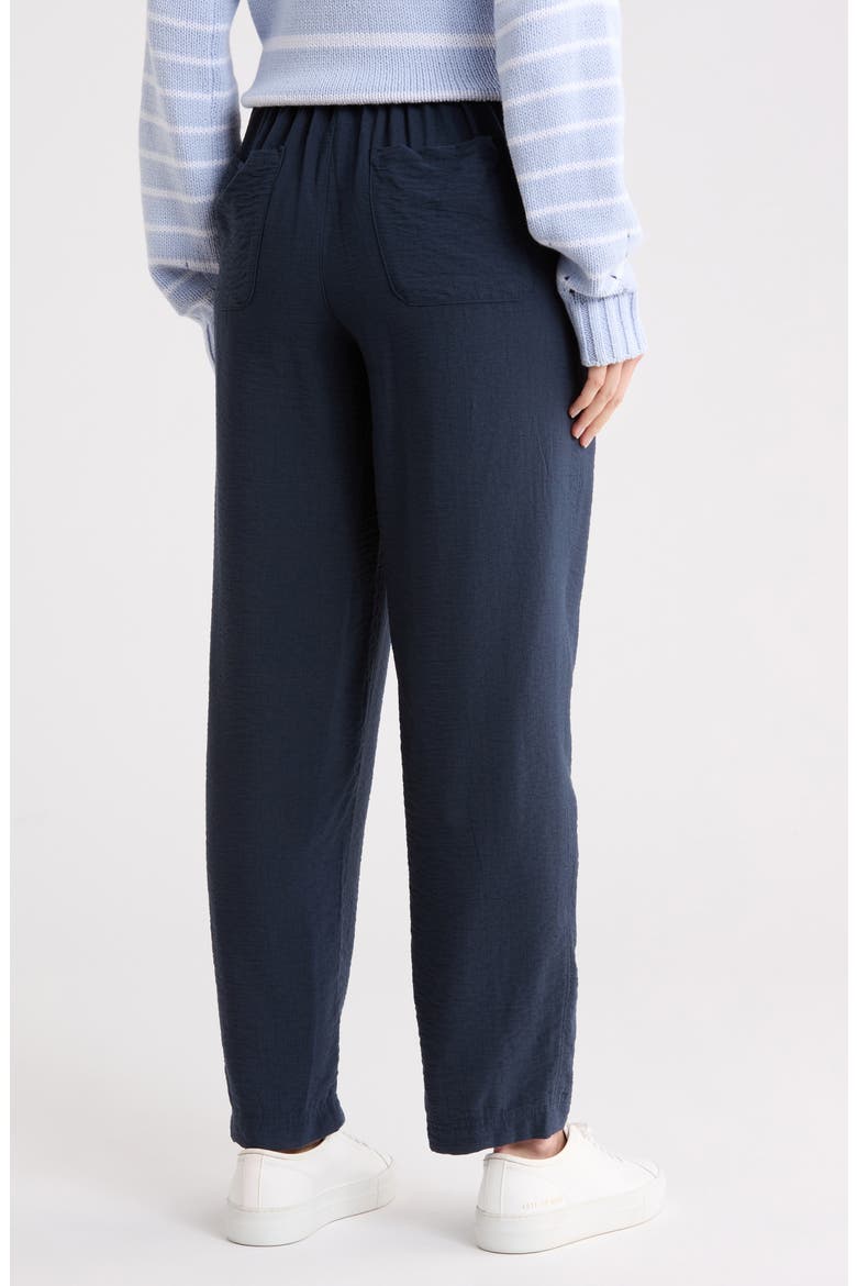 Crepe Pants, Alternate, color, NAVY BLUE