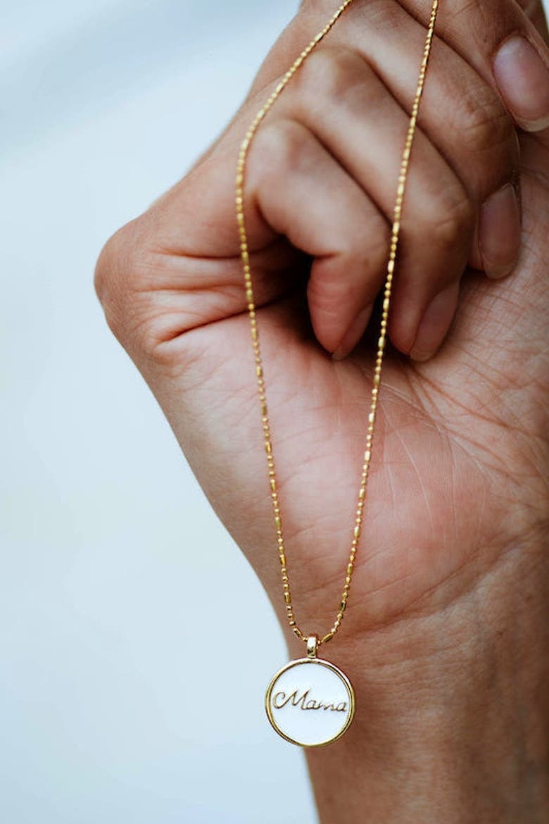 Forever Mama Necklace, Alternate, color, Gold